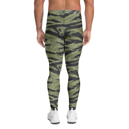 South Vietnamese Sea Wave Tiger Stripe CAMO Mens Leggings