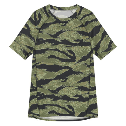 South Vietnamese Sea Wave Tiger Stripe CAMO men’s rash guard - 2XS