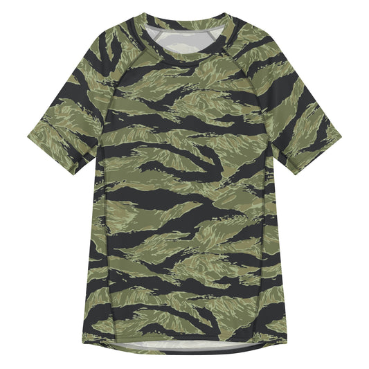 South Vietnamese Sea Wave Tiger Stripe CAMO men’s rash guard - 2XS