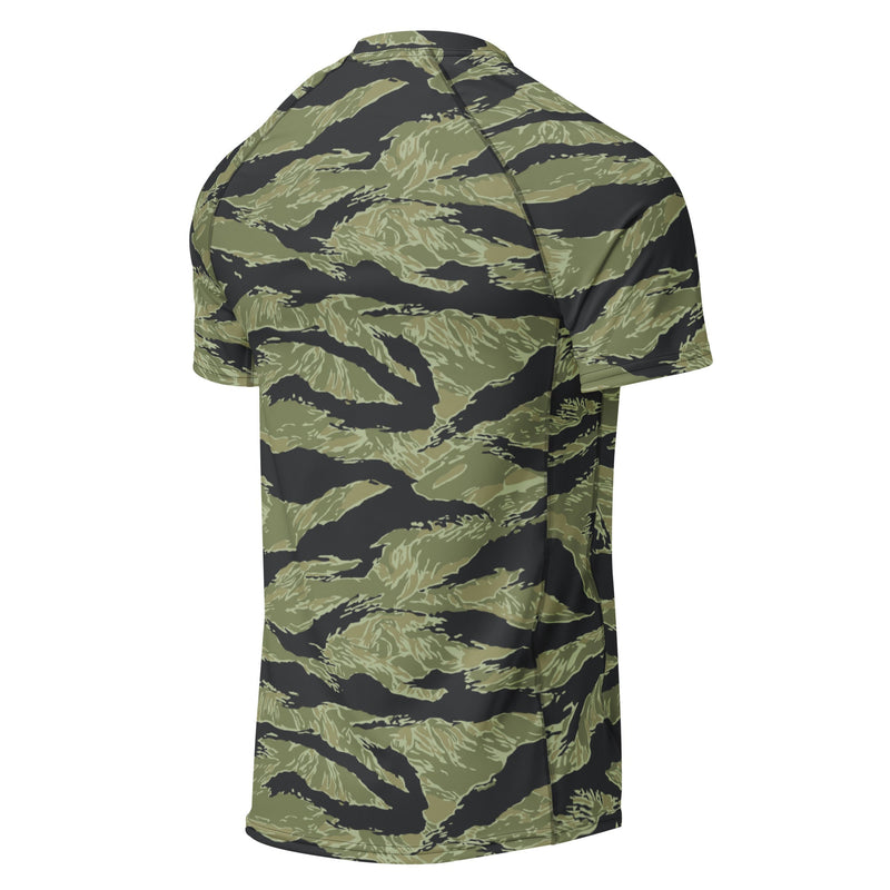 Tiger Stripe Sea Wave CAMO men’s rash guard