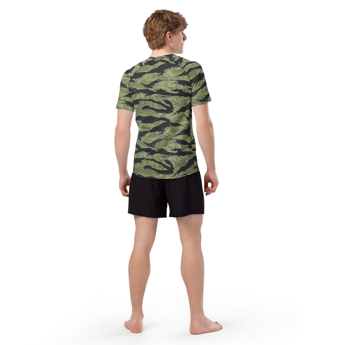 South Vietnamese Sea Wave Tiger Stripe CAMO men’s rash guard