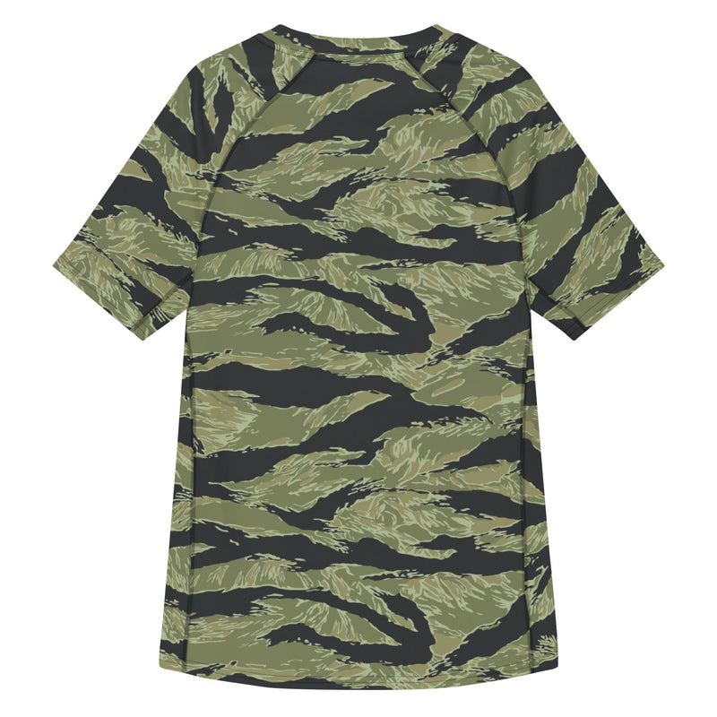 Tiger Stripe Sea Wave CAMO men’s rash guard