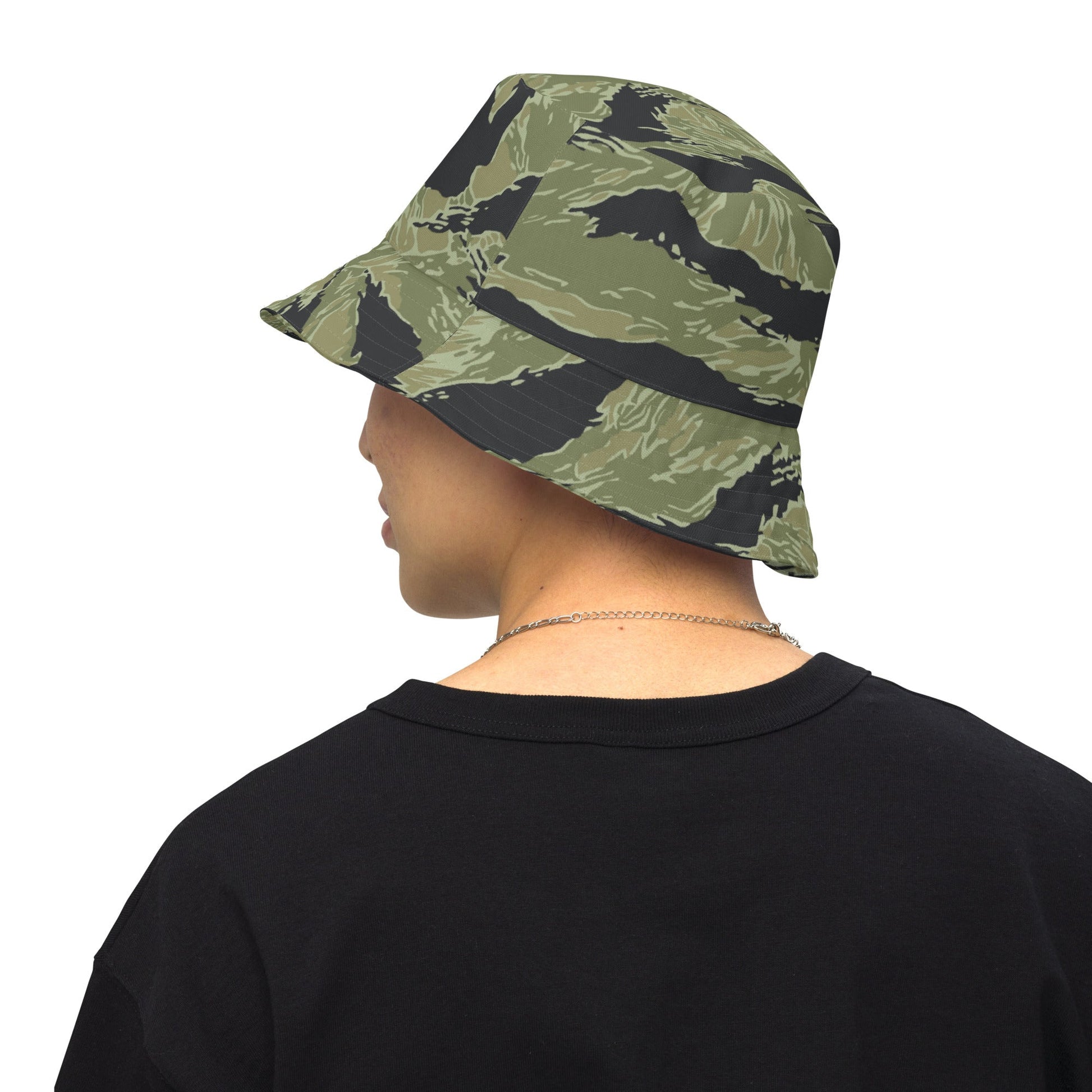 South Vietnamese Sea Wave Tiger Stripe CAMO Reversible Bucket Hat