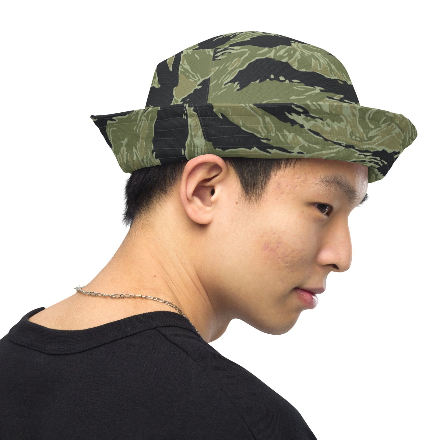South Vietnamese Sea Wave Tiger Stripe CAMO Reversible Bucket Hat