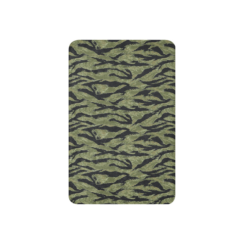 Tiger Stripe Sea Wave CAMO Sherpa Blanket