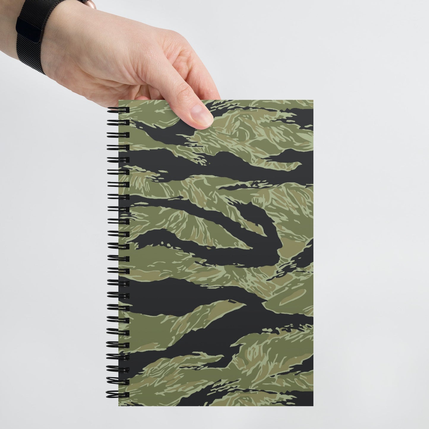 South Vietnamese Sea Wave Tiger Stripe CAMO Spiral Notebook