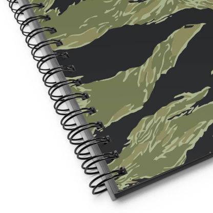 South Vietnamese Sea Wave Tiger Stripe CAMO Spiral Notebook