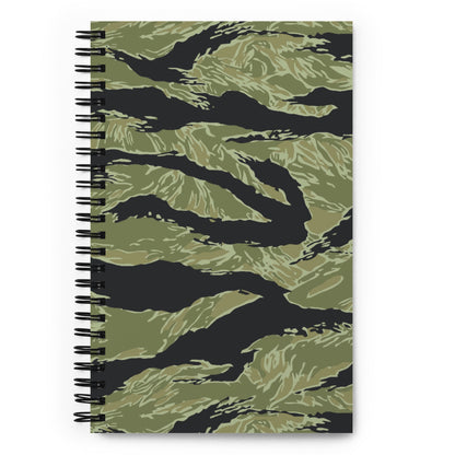 South Vietnamese Sea Wave Tiger Stripe CAMO Spiral Notebook
