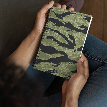 South Vietnamese Sea Wave Tiger Stripe CAMO Spiral Notebook