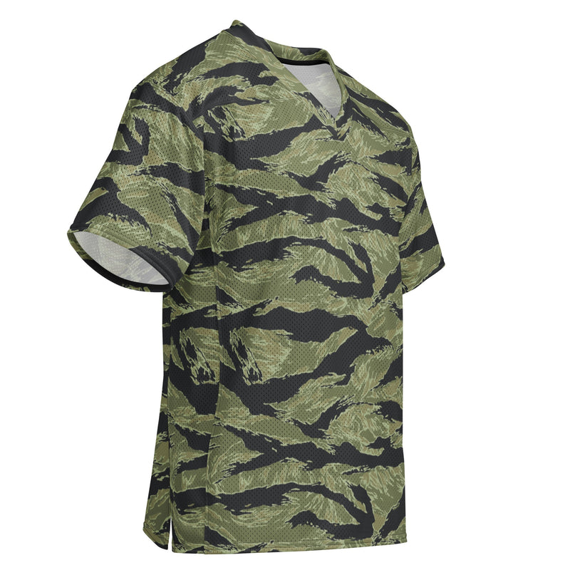 Tiger Stripe Sea Wave CAMO Unisex American Football Jersey