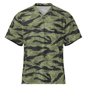 Tiger Stripe Sea Wave CAMO Unisex American Football Jersey - 2XS