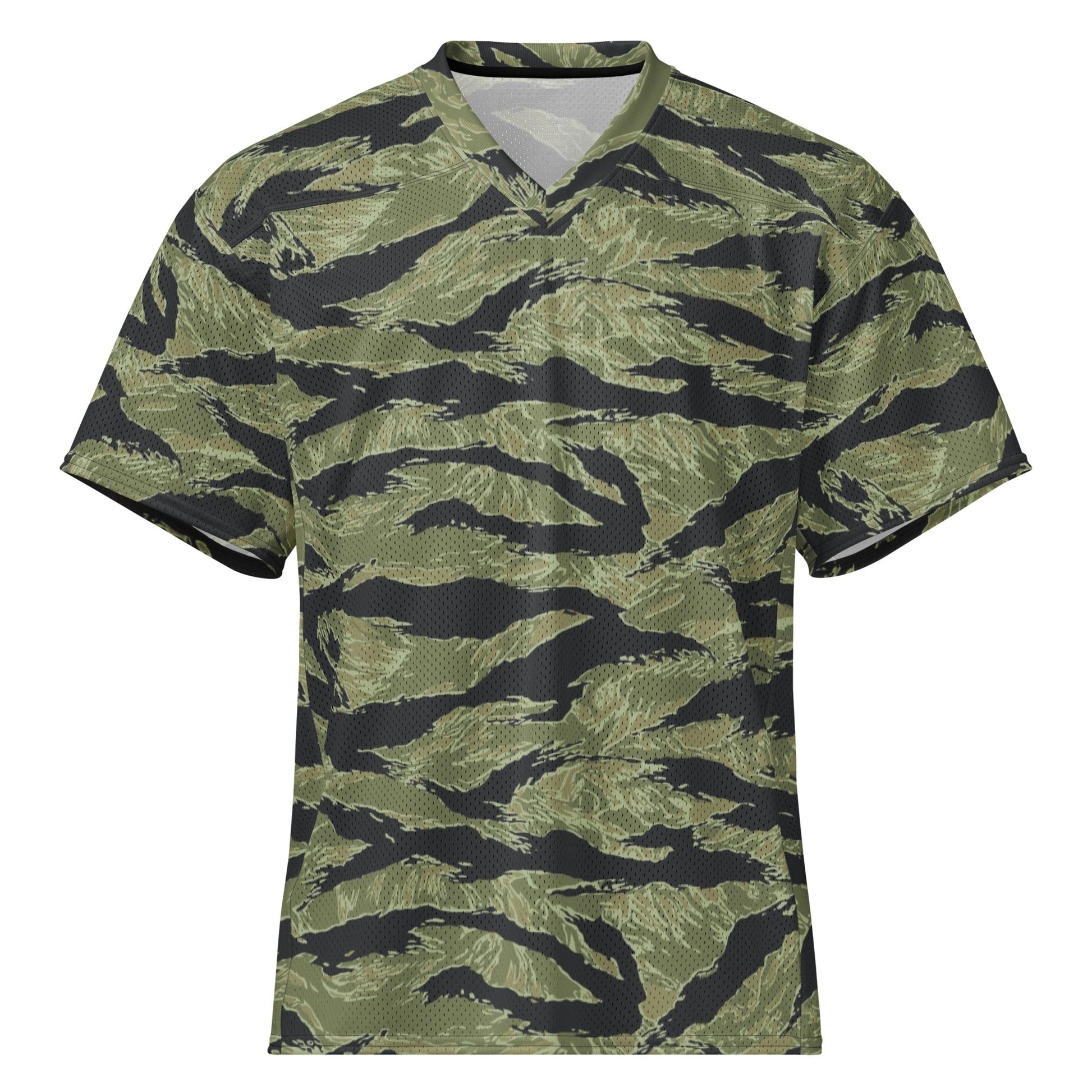 South Vietnamese Sea Wave Tiger Stripe CAMO Unisex American Football Jersey - 2XS