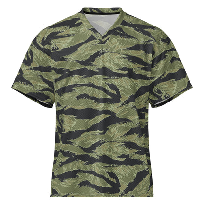 South Vietnamese Sea Wave Tiger Stripe CAMO Unisex American Football Jersey - 2XS