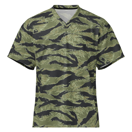 South Vietnamese Sea Wave Tiger Stripe CAMO Unisex American Football Jersey - 2XS