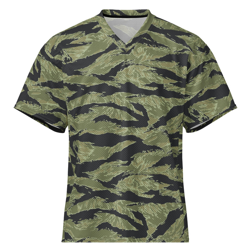 Tiger Stripe Sea Wave CAMO Unisex American Football Jersey - 2XS