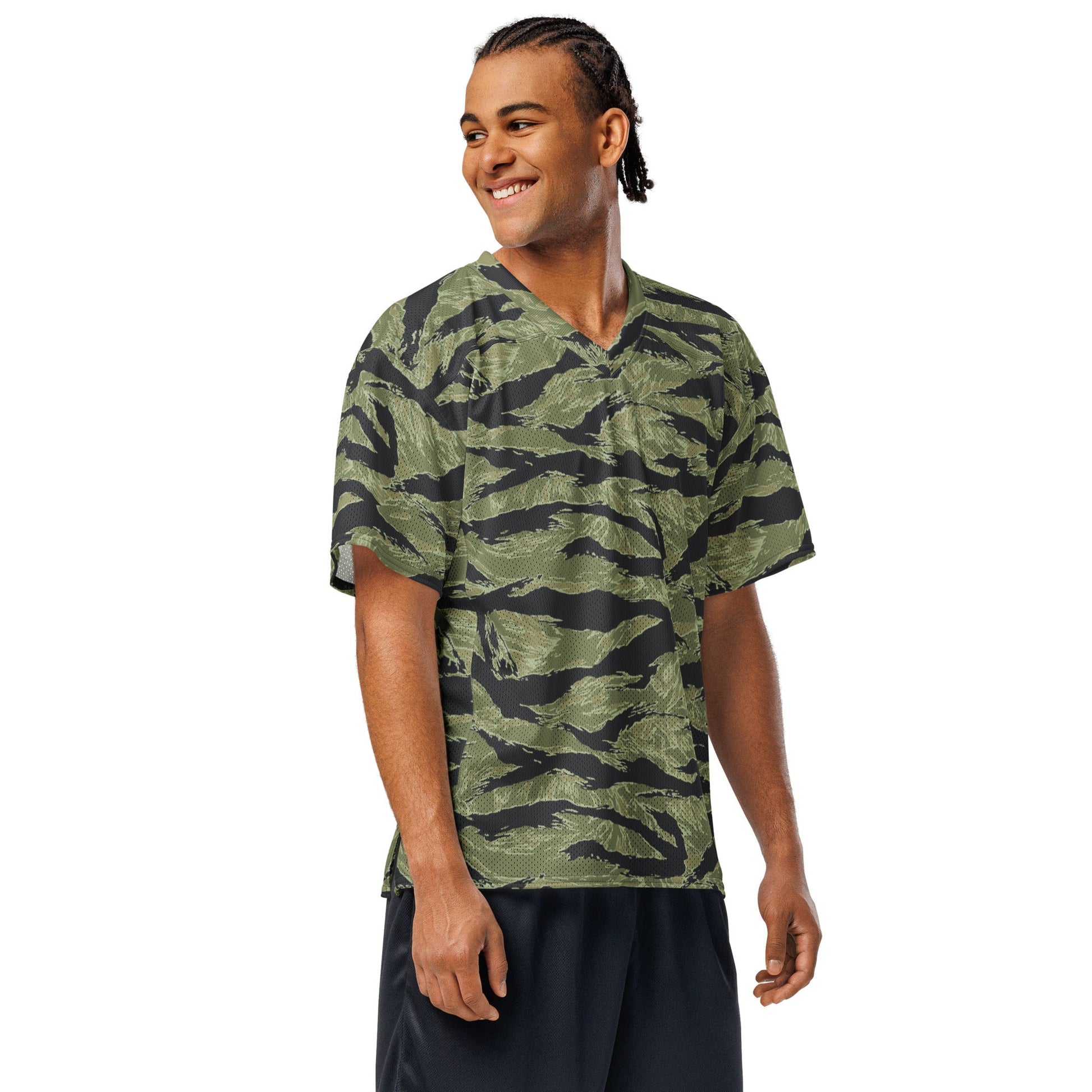 South Vietnamese Sea Wave Tiger Stripe CAMO Unisex American Football Jersey