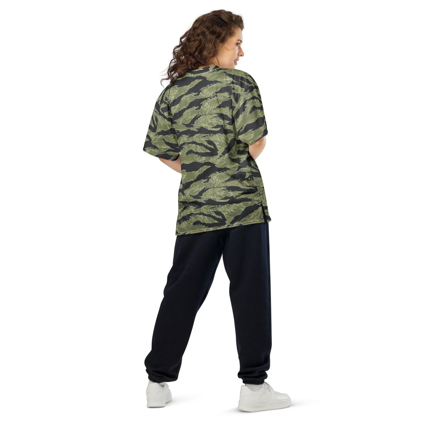 South Vietnamese Sea Wave Tiger Stripe CAMO Unisex American Football Jersey