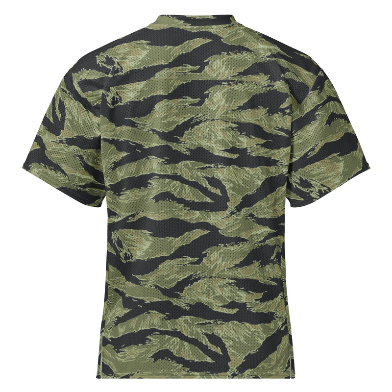 Tiger Stripe Sea Wave CAMO Unisex American Football Jersey