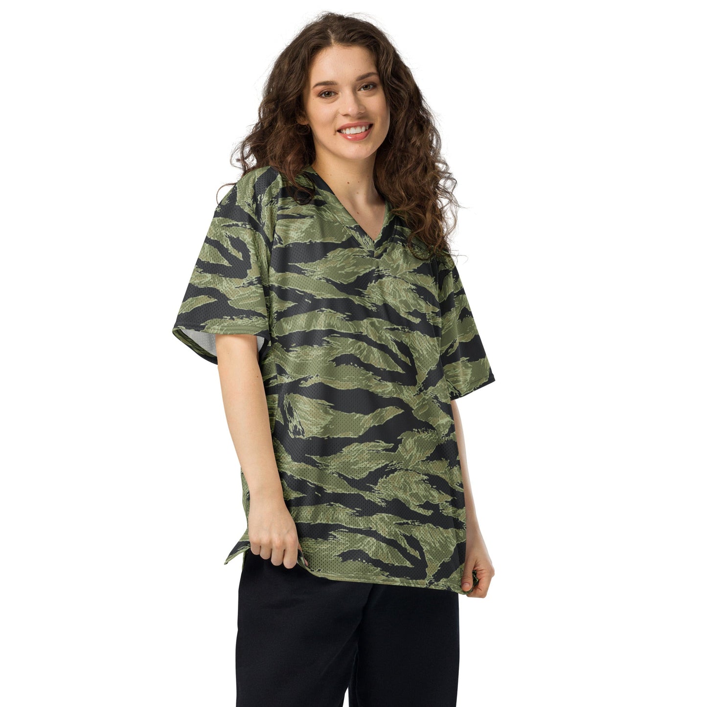 South Vietnamese Sea Wave Tiger Stripe CAMO Unisex American Football Jersey