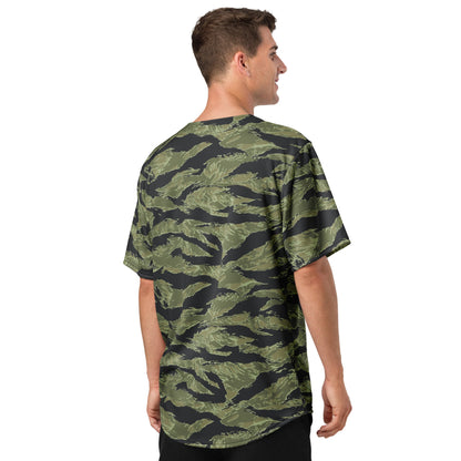South Vietnamese Sea Wave Tiger Stripe CAMO Unisex Baseball Jersey
