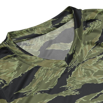 South Vietnamese Sea Wave Tiger Stripe CAMO Unisex Basketball Jersey