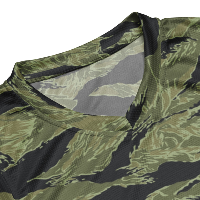 Tiger Stripe Sea Wave CAMO Unisex Basketball Jersey