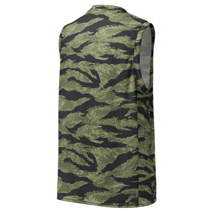 South Vietnamese Sea Wave Tiger Stripe CAMO Unisex Basketball Jersey