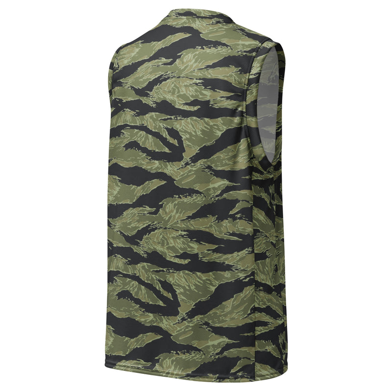 Tiger Stripe Sea Wave CAMO Unisex Basketball Jersey