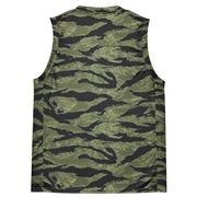 Tiger Stripe Sea Wave CAMO Unisex Basketball Jersey