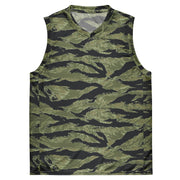 Tiger Stripe Sea Wave CAMO Unisex Basketball Jersey