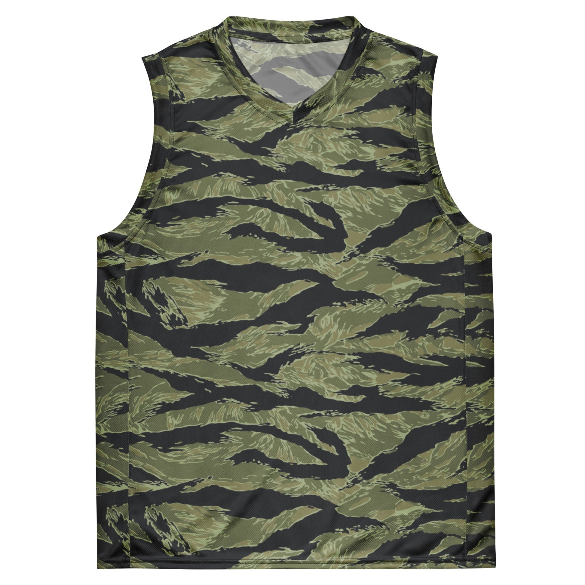 South Vietnamese Sea Wave Tiger Stripe CAMO Unisex Basketball Jersey