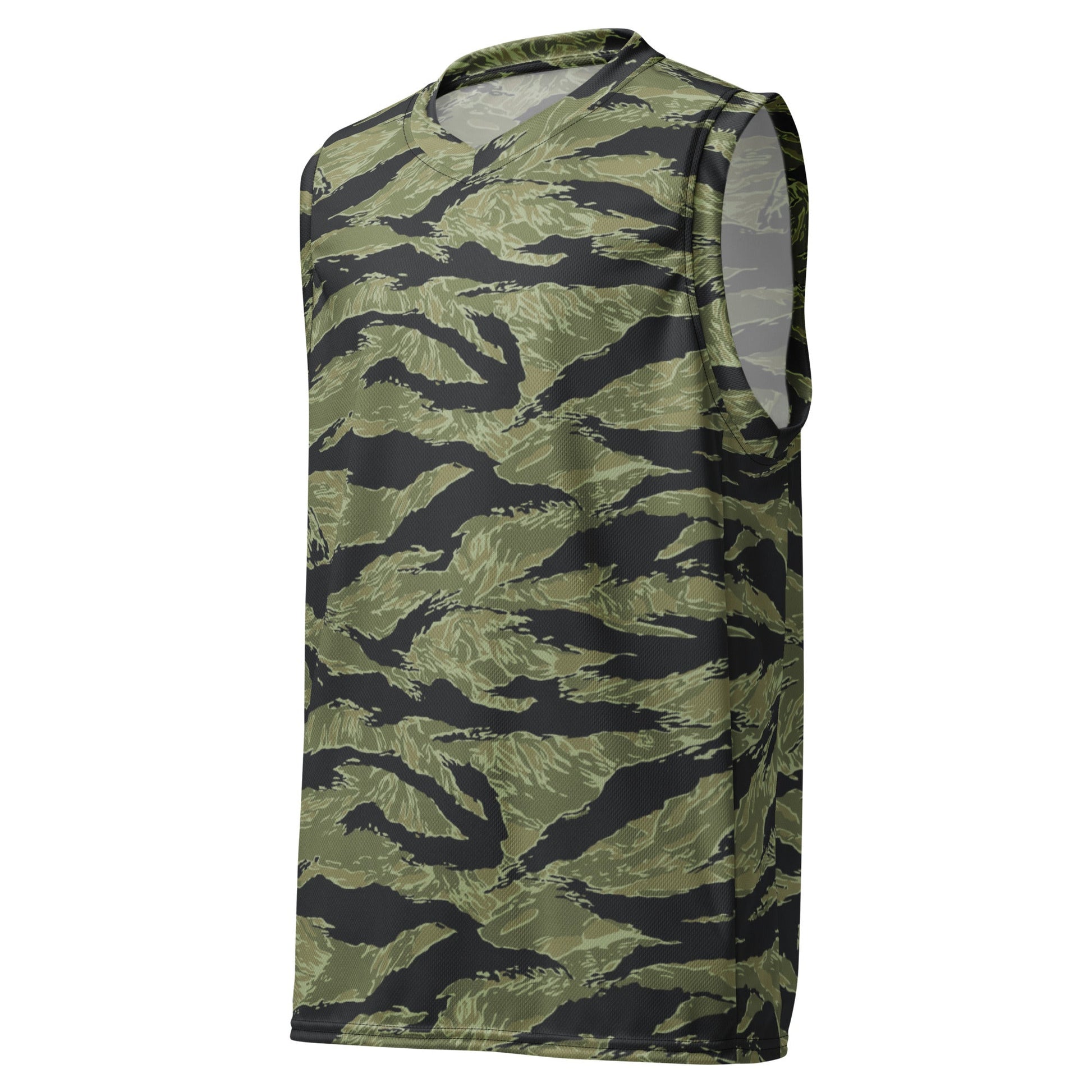 South Vietnamese Sea Wave Tiger Stripe CAMO Unisex Basketball Jersey
