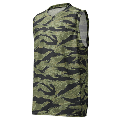 South Vietnamese Sea Wave Tiger Stripe CAMO Unisex Basketball Jersey