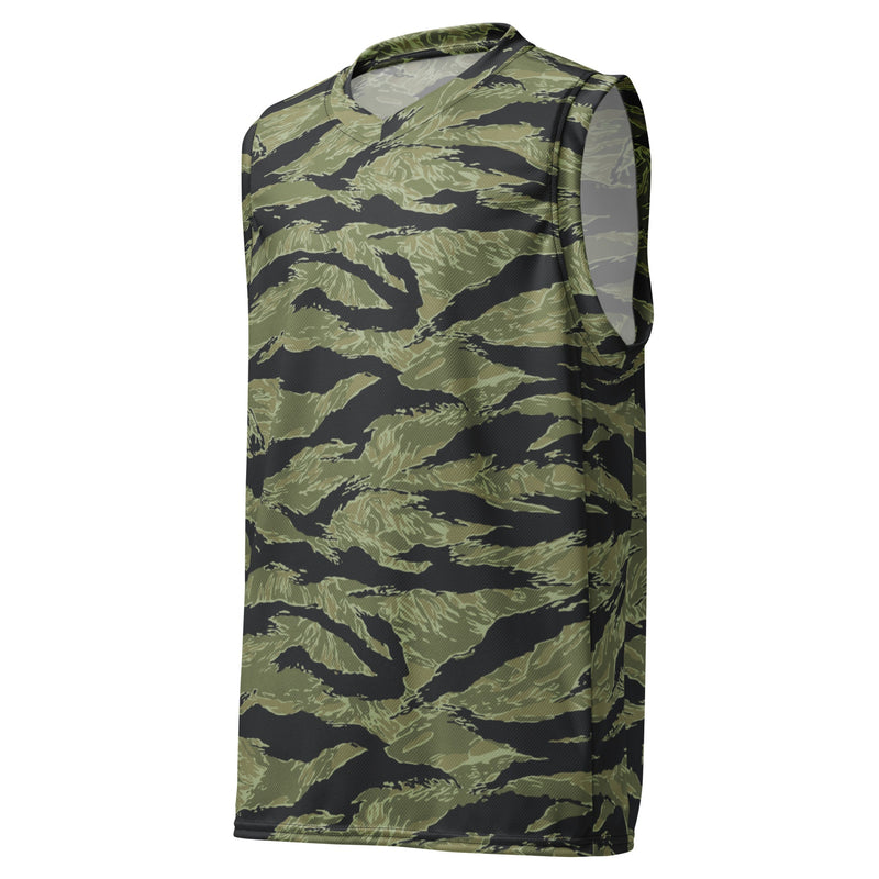 Tiger Stripe Sea Wave CAMO Unisex Basketball Jersey