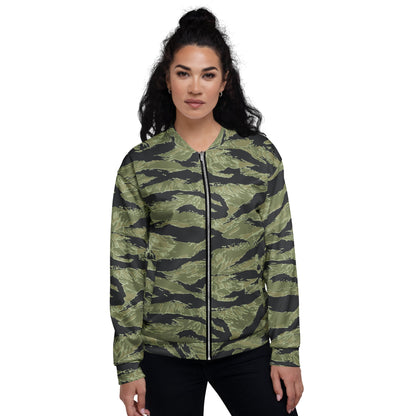 South Vietnamese Sea Wave Tiger Stripe CAMO Unisex Bomber Jacket