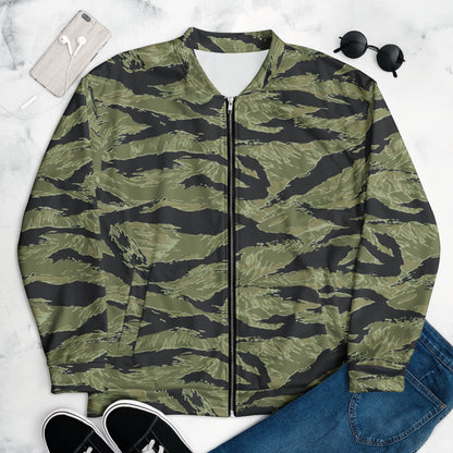 South Vietnamese Sea Wave Tiger Stripe CAMO Unisex Bomber Jacket