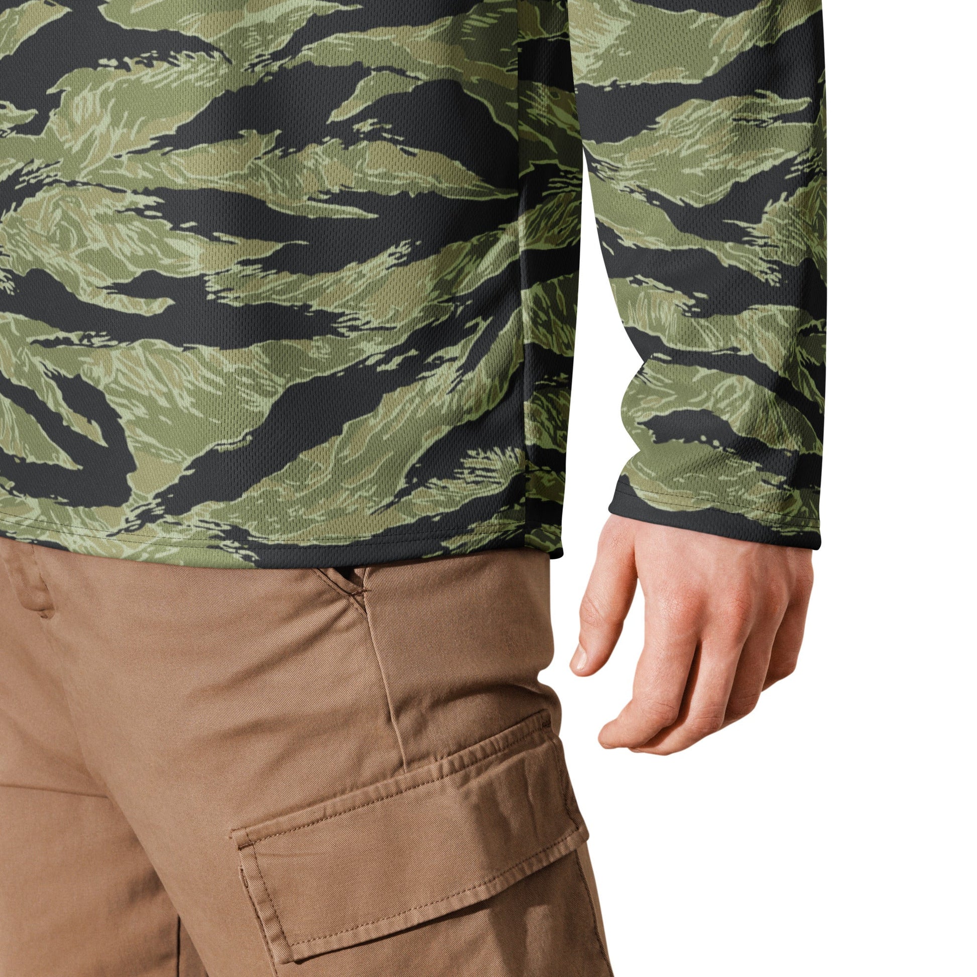 South Vietnamese Sea Wave Tiger Stripe CAMO Unisex Hockey Fan Jersey
