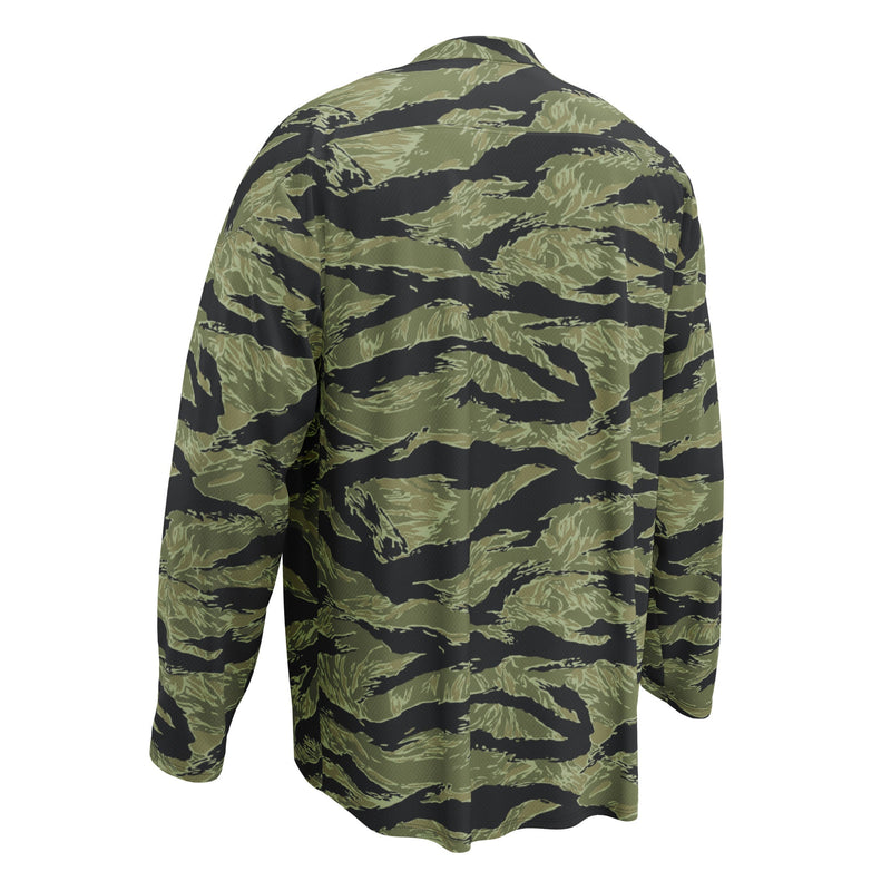 Tiger Stripe Sea Wave CAMO Unisex Hockey Fan Jersey