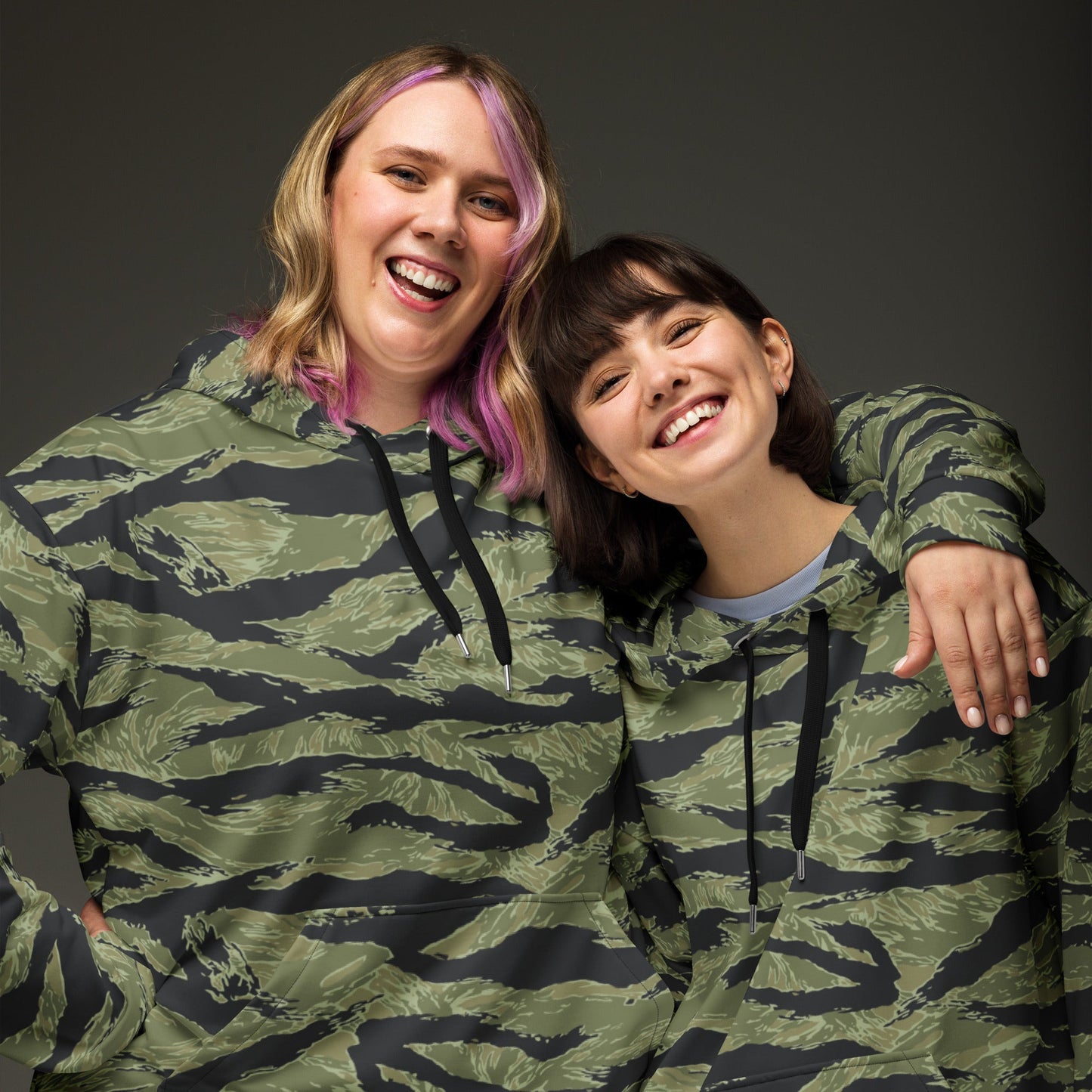 South Vietnamese Sea Wave Tiger Stripe CAMO Unisex Hoodie
