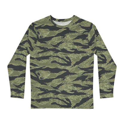 South Vietnamese Sea Wave Tiger Stripe CAMO Unisex Long-Sleeve Shirt - XS