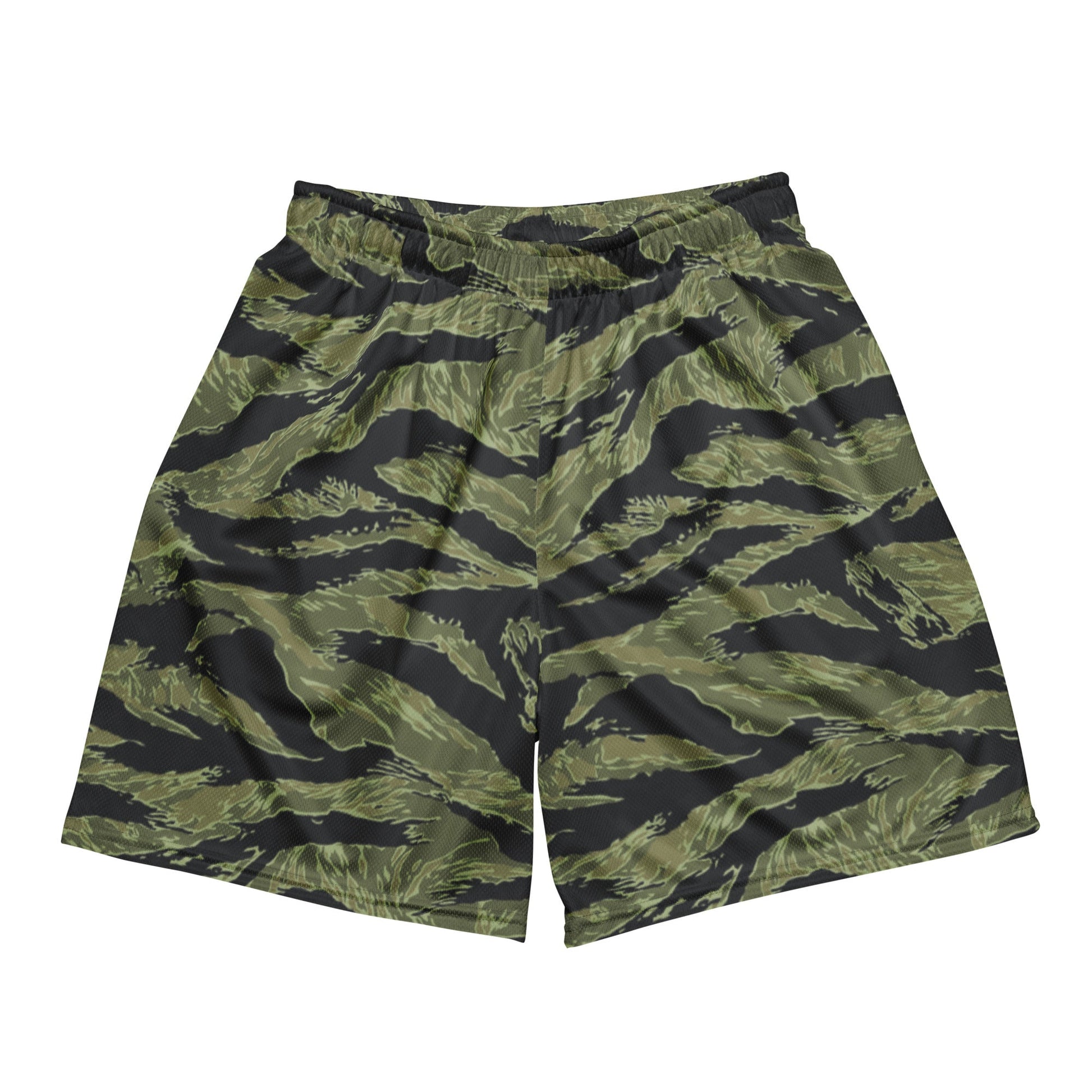South Vietnamese Sea Wave Tiger Stripe CAMO Unisex Mesh Shorts - 2XS