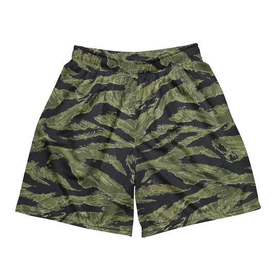 South Vietnamese Sea Wave Tiger Stripe CAMO Unisex Mesh Shorts - 2XS