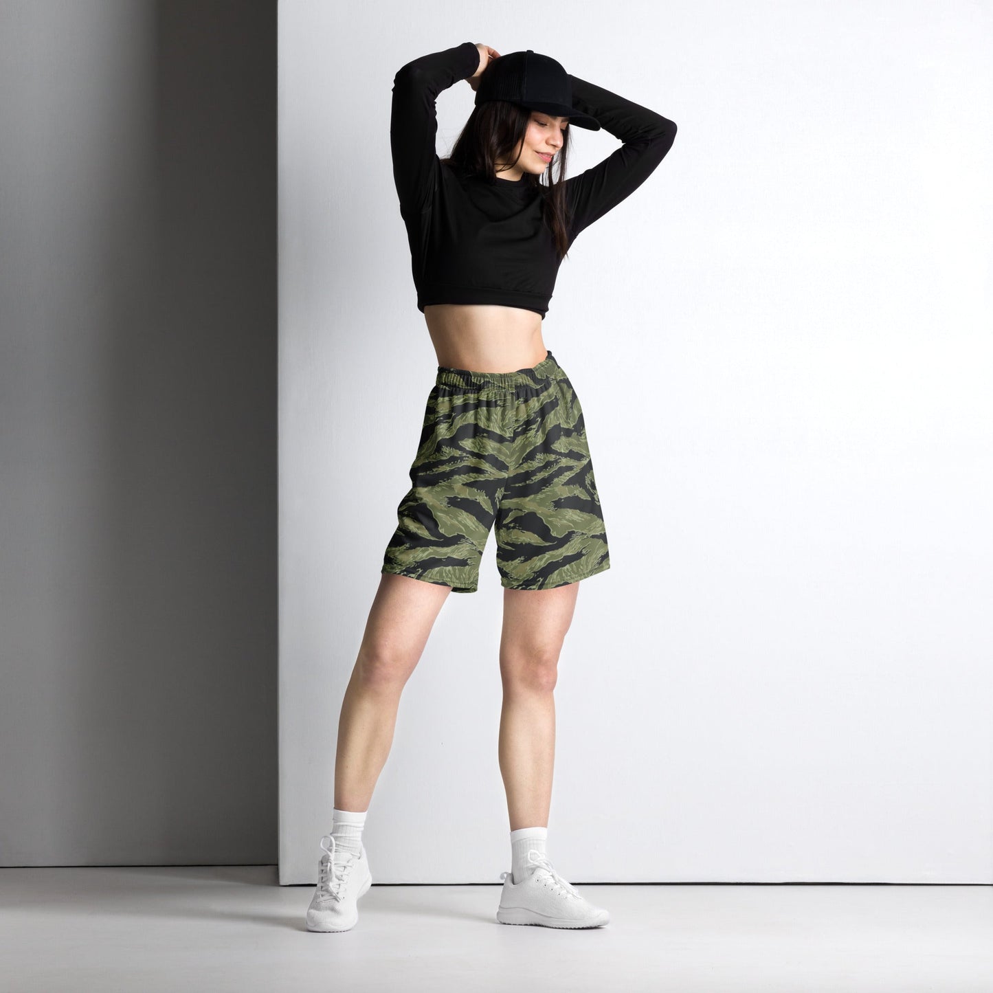 South Vietnamese Sea Wave Tiger Stripe CAMO Unisex Mesh Shorts