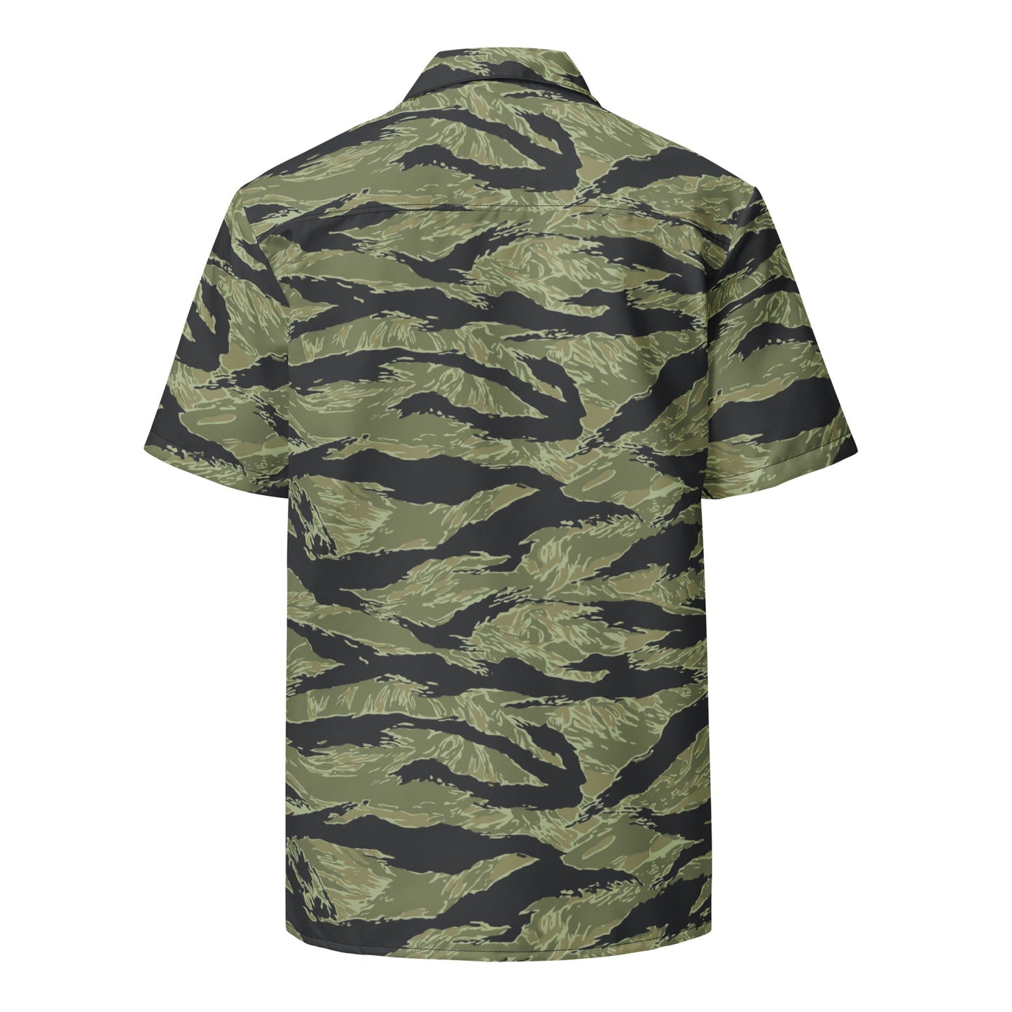 South Vietnamese Sea Wave Tiger Stripe CAMO Unisex Short-Sleeve Button Shirt