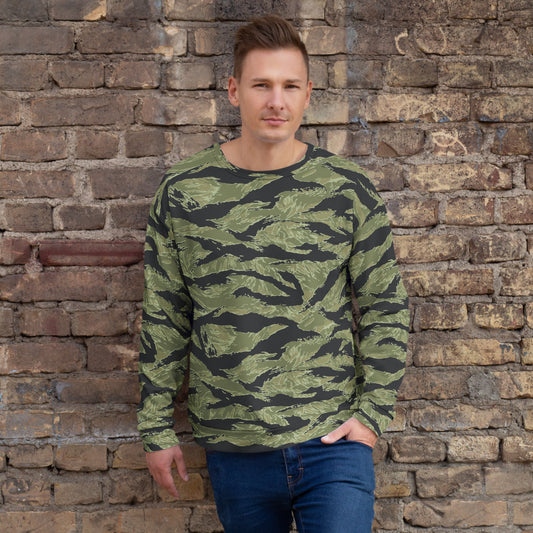South Vietnamese Sea Wave Tiger Stripe CAMO Unisex Sweatshirt - 2XS