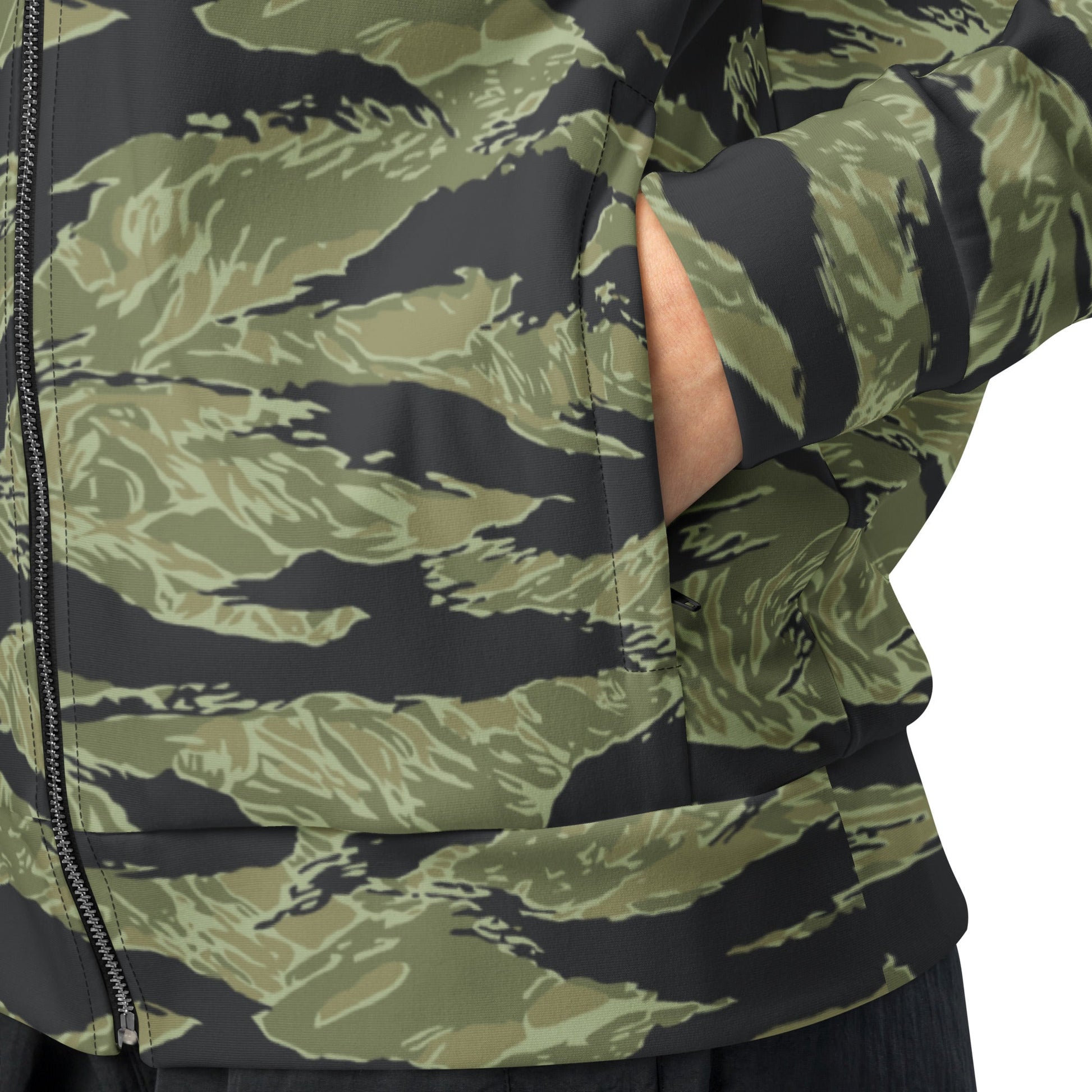 South Vietnamese Sea Wave Tiger Stripe CAMO Unisex Track Jacket