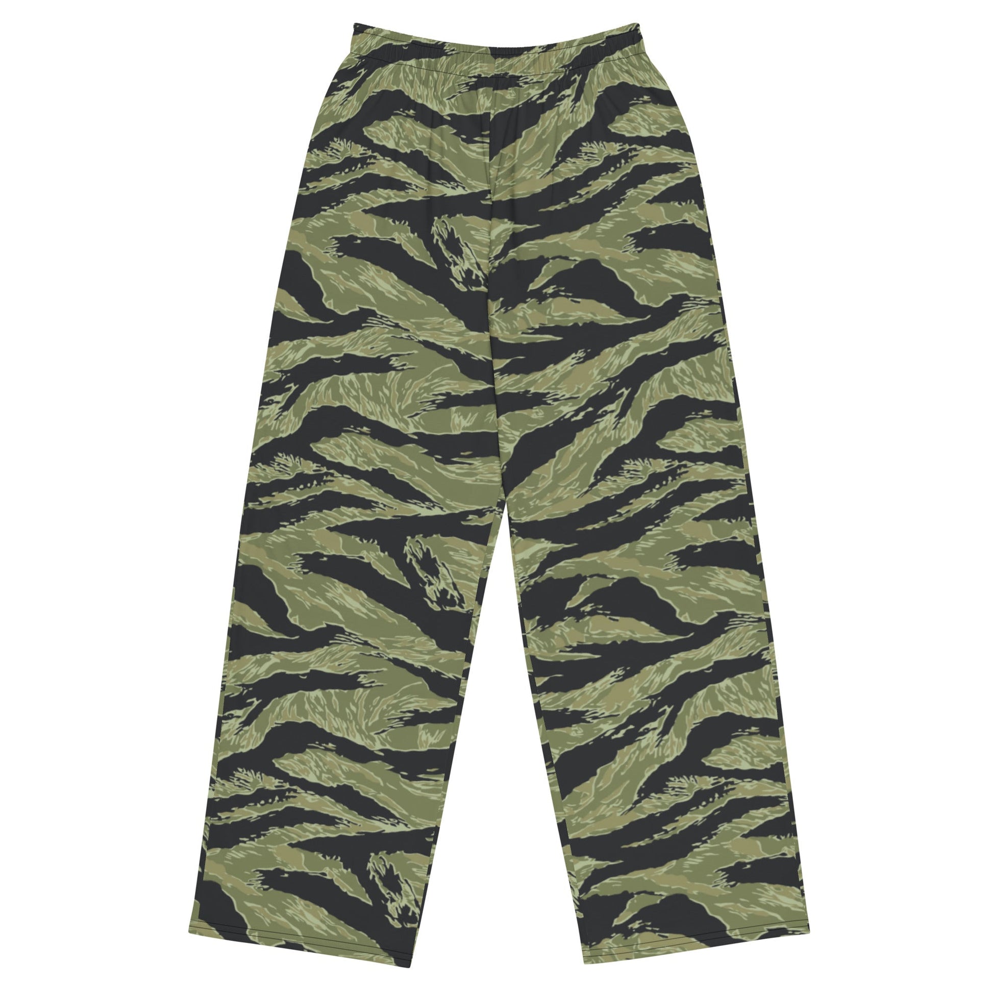 South Vietnamese Sea Wave Tiger Stripe CAMO Unisex Wide-Leg Leisure Pants - 2XS
