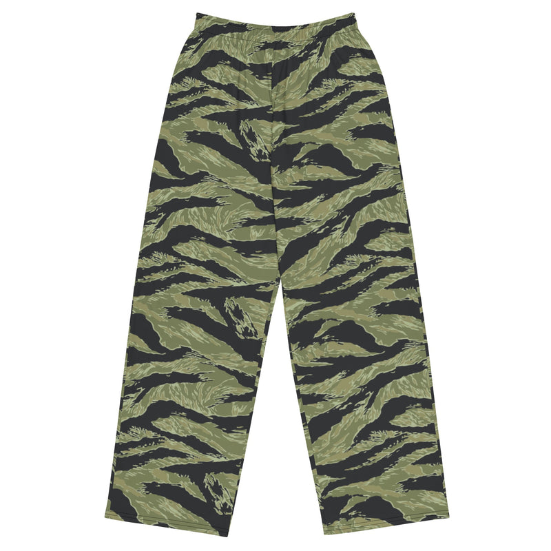 Tiger Stripe Sea Wave CAMO Unisex Wide-Leg Leisure Pants - 2XS - Pant