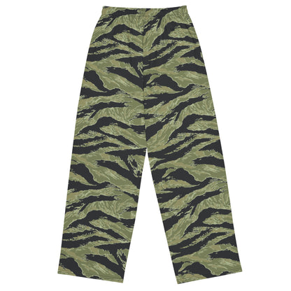 South Vietnamese Sea Wave Tiger Stripe CAMO Unisex Wide-Leg Leisure Pants