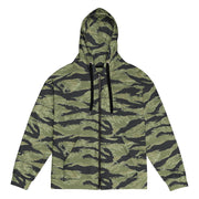 Tiger Stripe Sea Wave CAMO Unisex Zip Hoodie - 2XS